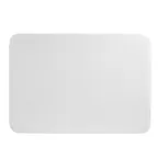 image of CACChina SF-RT12 Platter, 12" L x 7-1/2" W x 1/2" H, Rectangular Porcelain, Bone White - Dozen