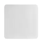 image of CACChina SF-SQ7 Sunrise Plate, 7"x7"x0.5", Bone White Porcelain Flat Edge, Dishwasher Safe - Dozen