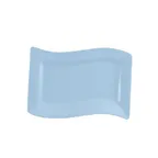 image of CAC China SOH-51-LBU Soho Platter 15-1/2"L x10-1/2"W x1-3/4"H Blue Dishwasher Safe - Dozen
