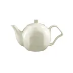 image of CACChina SOH-TP - Soho Stoneware Teapot, 15 Oz., 7-1/2"L x 4"W x 4-1/2"H, White, Dishwasher - Dozen