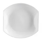 image of CACChina STU-13 Platter, Oval Deep Rim, 11" L x 10" W x 1-3/4" H, Bone White Porcelain - Dozen