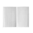 image of CAC China SUS-2P Divided Plate,10" x 7-7/8" x 3/4",2-Compartment Porcelain, Dishwasher Safe-1 Dozen