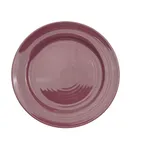 image of CAC China TG-16-PLM Tango Plate, 10-1/2" Dia x 1-1/2" H, Plum Porcelain, Embossed Rim - Dozen