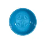 image of CAC China TG-18-PCK Tango Salad Bowl, 15 Oz., 5-7/8" Dia. x 2-3/8" H, Porcelain, Peacock - Dozen
