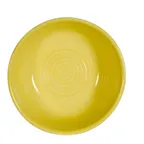 image of CAC China TG-18-SFL Tango Salad Bowl, 15 Oz., 5-7/8" Dia. x 2-3/8" H, Sunflower Porcelain - Dozen