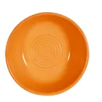 image of CACChina TG-18-TNG Salad Bowl, 15 Oz., 5-7/8" Dia x 2-3/8" H Round Porcelain, Tangerine - Dozen