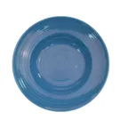 image of CACChina TG-3-PCK - Peacock Porcelain Bowl 9"D1-7/8"H 9oz Embossed Dishwasher/Oven/Microwave - Dozen