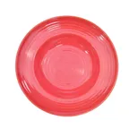 image of CAC China TG-3-R Tango Pasta Bowl, 9" Dia., 9 Oz., Red Porcelain, Embossed, 1-7/8" H, 1 Dozen