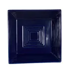 image of CAC China TG-B6-CBU Tango Bowl, 15 Oz, 6" x 6" x 1.5", Embossed, Porcelain, Cobalt Blue – 1 Dozen