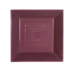 image of CACChina TG-B6-PLM Tango Bowl, 15 oz., 6" x 6" x 1-1/2", square, embossed, porcelain, plum - Dozen