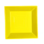 image of CACChina TG-B6-SFL Tango Bowl – 15 oz., 6"×6"×1.5", Square, Embossed, Sunflower Porcelain – 1 Dozen
