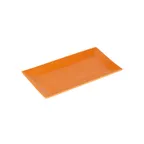 image of CACChina TG-RT13-TNG Tango Platter 11-5/8" L x 6-3/8" W x 1" H Rim Tangerine Porcelain - Dozen