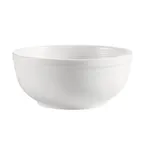 image of CACChina TGO-18 Salad Bowl 15 Oz 5-7/8" Dia x 2-3/8" H Round Embossed Porcelain Bone White - Dozen