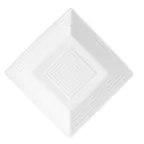 image of CACChina TGO-SQ8 Tango Square Plate – 8" x 8" x 5/8" Square Porcelain Bone White – 1 Dozen