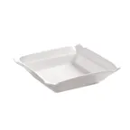 image of CACChina TMS-3 Times Square Soup Plate, 16 Oz., 8"L x 8"W x 2"H, Square Porcelain White - Dozen