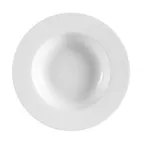 image of CACChina TST-110 Transitions Pasta Bowl, 16 Oz 11" Round Super White Porcelain - Dozen