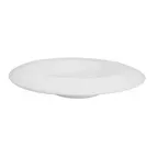 image of CAC China TST-F3 Pasta Bowl, 12 Oz, 9-1/2" Dia x 1-1/2" H, Round White Porcelain - Dozen