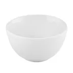 image of CAC China UVS-B4 13oz Porcelain Bowl, 4-1/2" Dia × 2-1/2" H, White, Dishwasher Safe - Dozen