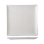 image of CAC China VCT-16 Victoria Plate, 10" x 10" x 7/8" Square Coupe Rim, Porcelain, Bone White - Dozen