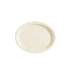 image of CAC China WAS-14 Washington Platter Ceramic White 13-1/8" L x 10-7/8" W x 1-1/4" H, Narrow Rim - Dozen