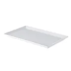 image of CAC China XFCH-RT12 French Platter 10-1/2"W x 7-3/4"D x 5/8"H White China Curved Narrow Rim - Dozen