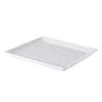 image of CAC China XFCH-SQ22 - Square White China Plate 8"W x 8"D x 5/8"H, Flat Edge, Narrow Rim - Dozen