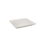 image of CAC China XFCH-SQ6 Square Plate, 6"W x 6"D x 5/8"H, White China, Flat Edge, Narrow Rim - Dozen