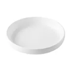 image of CAC China XHDS-D6-W Hudson Plate, 6-1/4" Dia. x 1-3/8" H, Round Deep Rim Matte White China – 1 Dozen