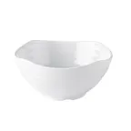 image of CAC China XSHL-Q9B Seashell Bowl, 55oz, 8-1/2" W x 8-1/2" D x 3-3/4" H, Square White China - Dozen