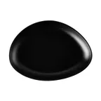 image of CAC China XSTN-9-K Shelton – 8-7/8"W x 6-1/2"D x 1-1/8"H, Triangular Coupe, Black, China – 1 Dozen
