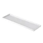 image of CAC China XSVA-RT92-W Serving Tray, 22-1/8" W × 6-3/4" D × 1" H, Rectangular, White China – 1 Dozen