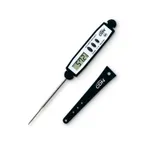 image of CDN DTT450-BK Thin Tip Pocket Thermometer, -40 to +450°F, 6‑Sec Response, Waterproof, Black, NSF