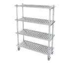 image of IMC Teddy UP-3624-5L Pot & Pan Shelving, 5-Shelf Louvered, 36"W x 24"D x 72"H, 16GA Stainless Steel, NSF