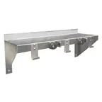 image of IMC Teddy USH36 Stainless Steel Wall-Mounted Utility Shelf - 36"W x 8"D