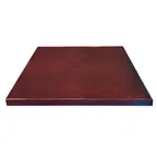 image of JustChair TTSC175-4896 48" x 48" Square Wood Table Top, 1-3/4" Thick, Solid Plank, Polyurethane Finish
