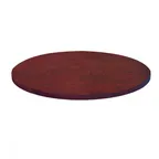 image of JustChair TTSC175-48R Round Restaurant Table Top, 48" Dia., 1-3/4" Thick, Wood Plank 2-4" Polyurethane Finish