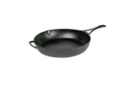 image of Lodge BL39SK Blacklock Cast Iron Skillet, 14-2/10" W x 16-3/5" D x 3" H, Dual Handle
