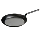 image of Lodge CRS12 Skillet – 12" Dia, 3-1/2" H, Riveted Handle, Heavy‑Gauge Carbon Steel, Made in USA
