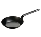 image of Lodge CRS8 Skillet – 8" Dia., 3-2/5" H, Riveted Handle, Heavy Gauge Carbon Steel, Induction Ready