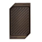 image of Lodge G15-10001 Cast Iron Grill / Griddle Pan