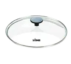 image of Lodge GL10 Lid – 10-7/16" Dia. Glass Cover, Oven Safe 400°F, Dishwasher Safe, Silicone Knob, 8-10"