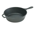 image of Lodge L10DSK3 5-Qt Cast Iron Skillet, 12-1/8" Round, Helper Handle, Induction Ready, Made in USA
