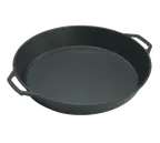 image of Lodge L17SK3 Cast Iron Skillet, 17" Dia x 2-5/8" H, Induction, Grill & Oven Safe, Made in USA