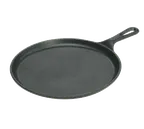 image of Lodge L9OG3 Griddle, 10-5/8" Dia. X 1-1/2" H, Induction Ready, Cast Iron, Made in USA