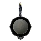 image of Lodge S12-10001 Finex Skillet – 12" x 3-1/2" Cast Iron Grill, Single Handle, Induction Ready No Lid