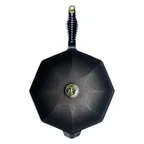 image of Lodge SL12-10001 Finex Skillet 12" X 4‑1/2" H Cast Iron Grill With Lid, Handle, Induction, 12" Top