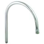 image of T&S Brass 130X Nozzle, Rigid, 13-3/8" H, 12-3/16" Spread, Gooseneck