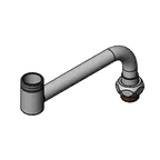 image of T&S Brass 151X Nozzle, Swivel, 6" Long, Back Section, Low-Lead, Ansi, Nsf