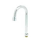 image of T&S Brass 179X-A22 Nozzle, Swivel, 9-1/4" H, 4-3/8" Spread, Gooseneck