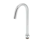 image of T&S Brass 179XP-F05 Nozzle, Swivel, 4-1/4" Spread, Gooseneck, 0.5 Gpm Flow Disc